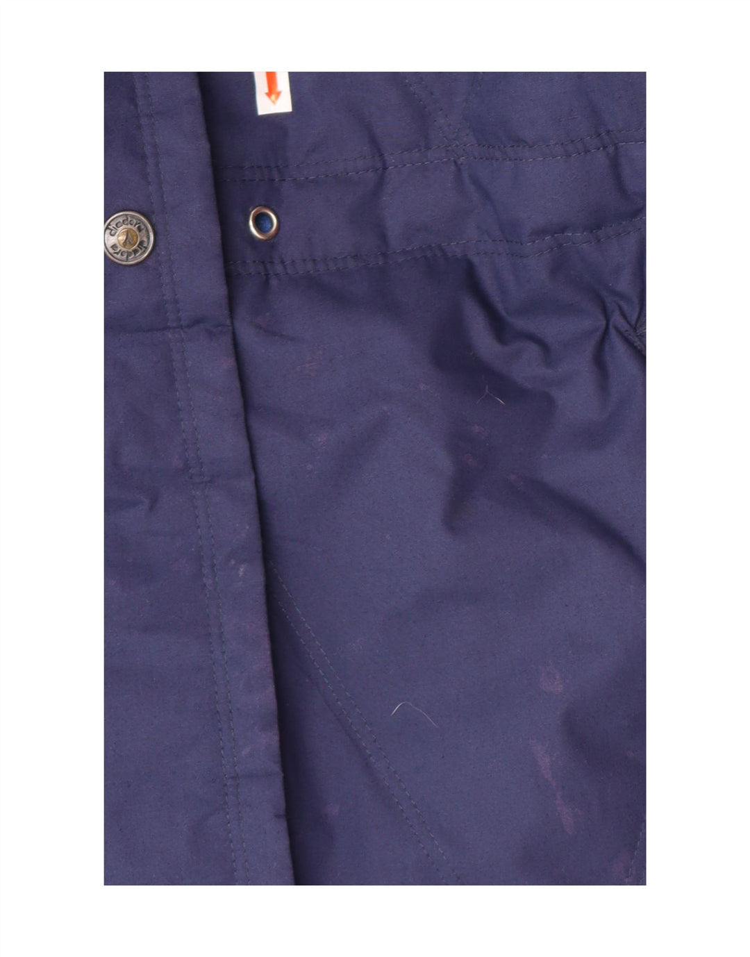 DIADORA Womens Reversible Windbreaker Jacket UK 14 Medium Navy Blue