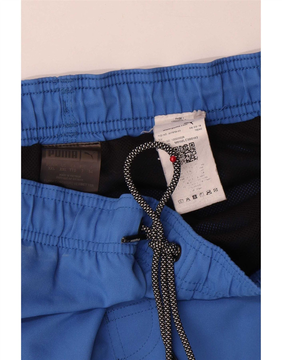 Pantaloncini da bagno da uomo Puma 2XL blu poliestere