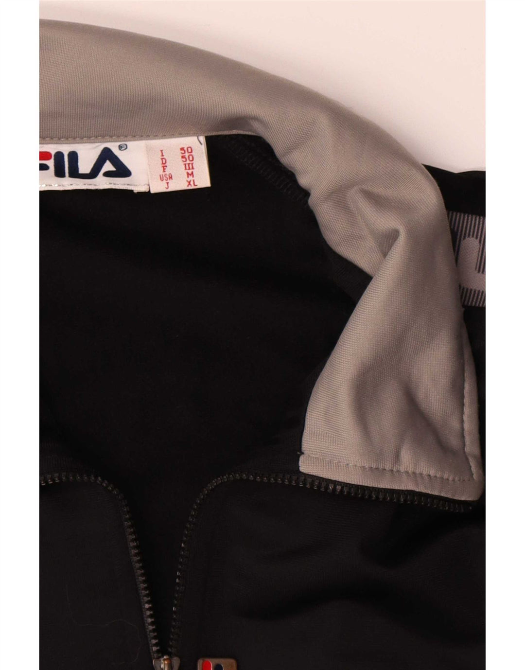 Ανδρική φόρμα γραφικών Fila Top Jacket IT 50 Medium Black Colourblock