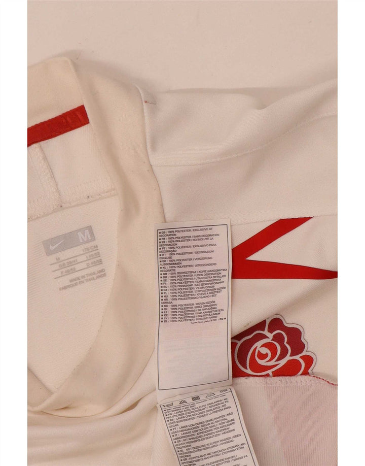 Nike Mens Graphic T-Shirt Top Medium White Colourblock Polyester