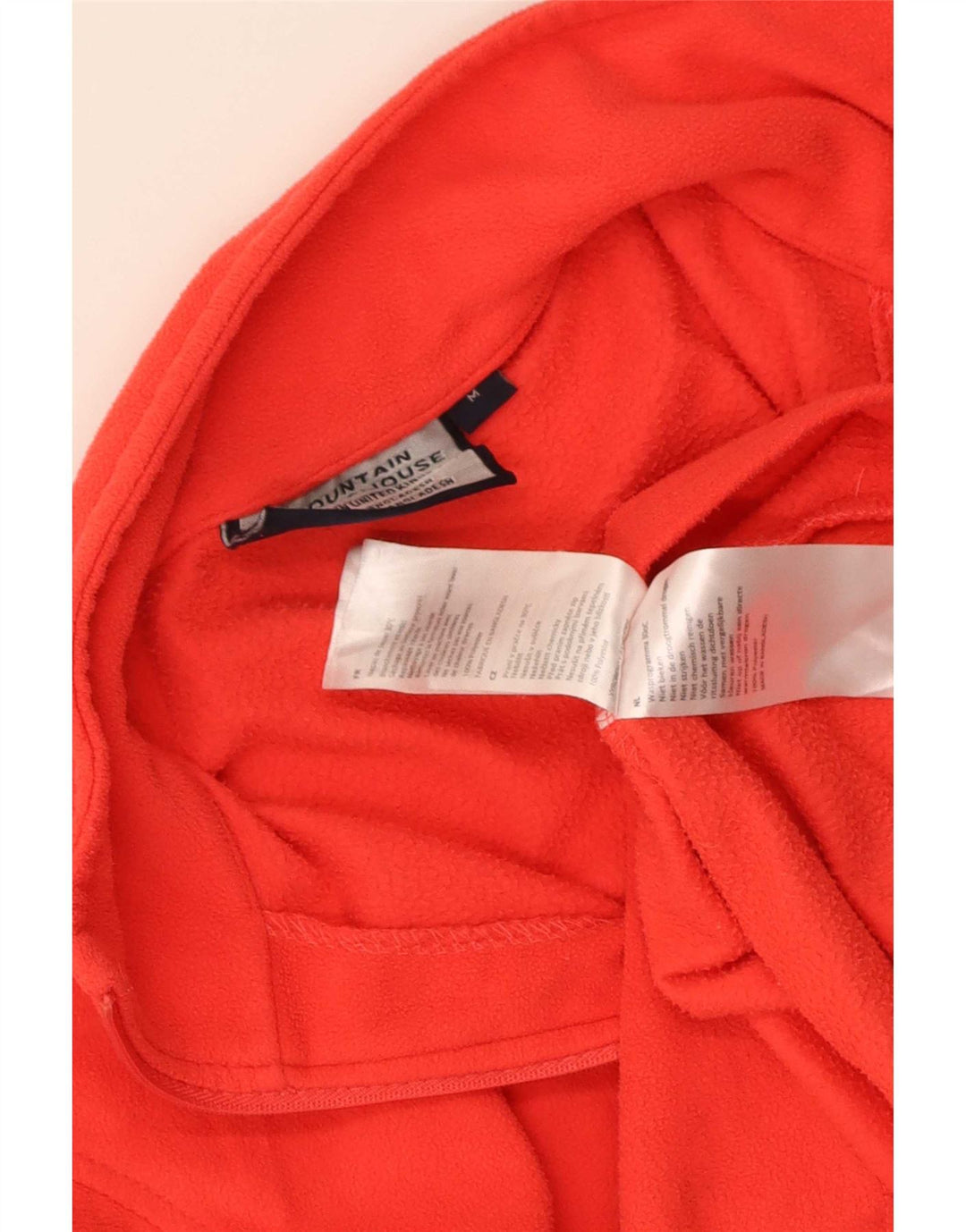 Mountain Warehouse Womens Zip Neck Fleece Jumper UK 14 Medium Red Polyester