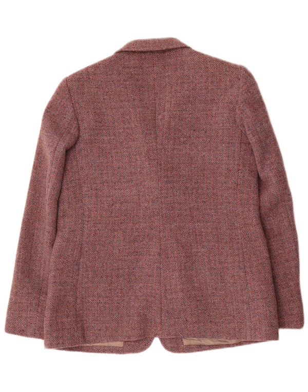 Kurtka damska Orvis Harris Tweed Blazer UK 12 Średnia czerwona jodełka