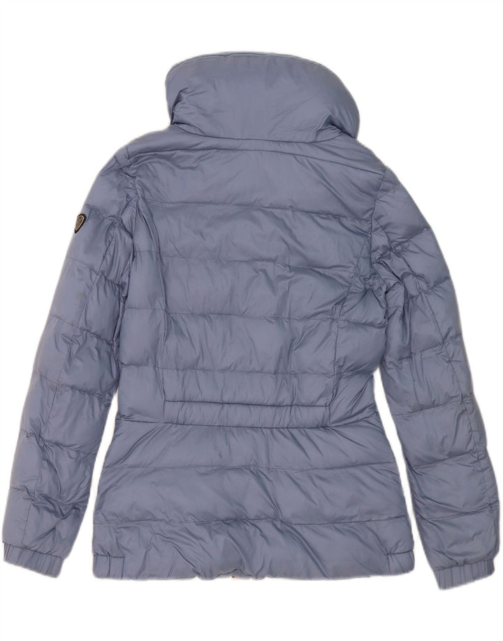 EMPORIO ARMANI Womens Padded Jacket UK 14 Medium Blue Vintage Emporio Armani and Second-Hand Emporio Armani from Messina Hembry 