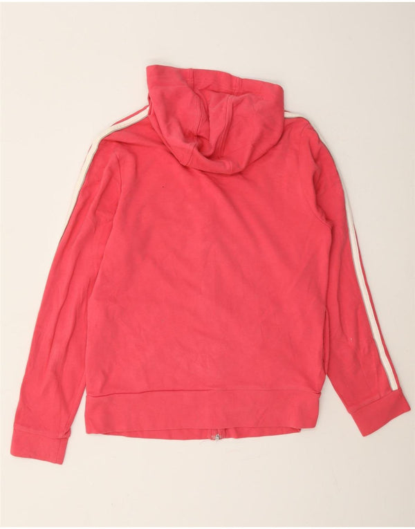 Adidas Pull à capuche zippé pour femme UK 18 XL Coton rose