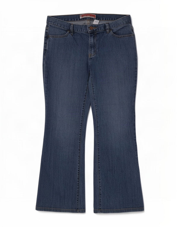Gap Γυναικείο μακρύ και άπαχο τζιν μποτάκι US 8 Medium W30 L29 Μπλε βαμβακερό