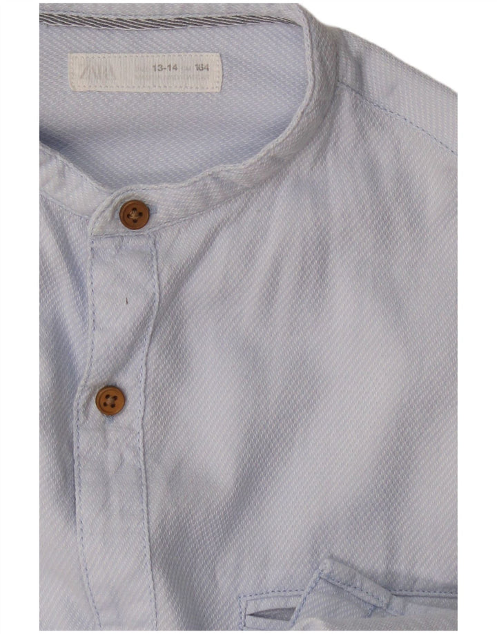 Zara Boys Shirt 13-14 Years Blue