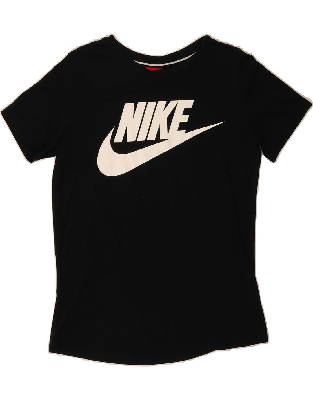 NIKE Womens Graphic T-Shirt Top UK 10 Small Black Polyester Vintage Nike and Second-Hand Nike from Messina Hembry 