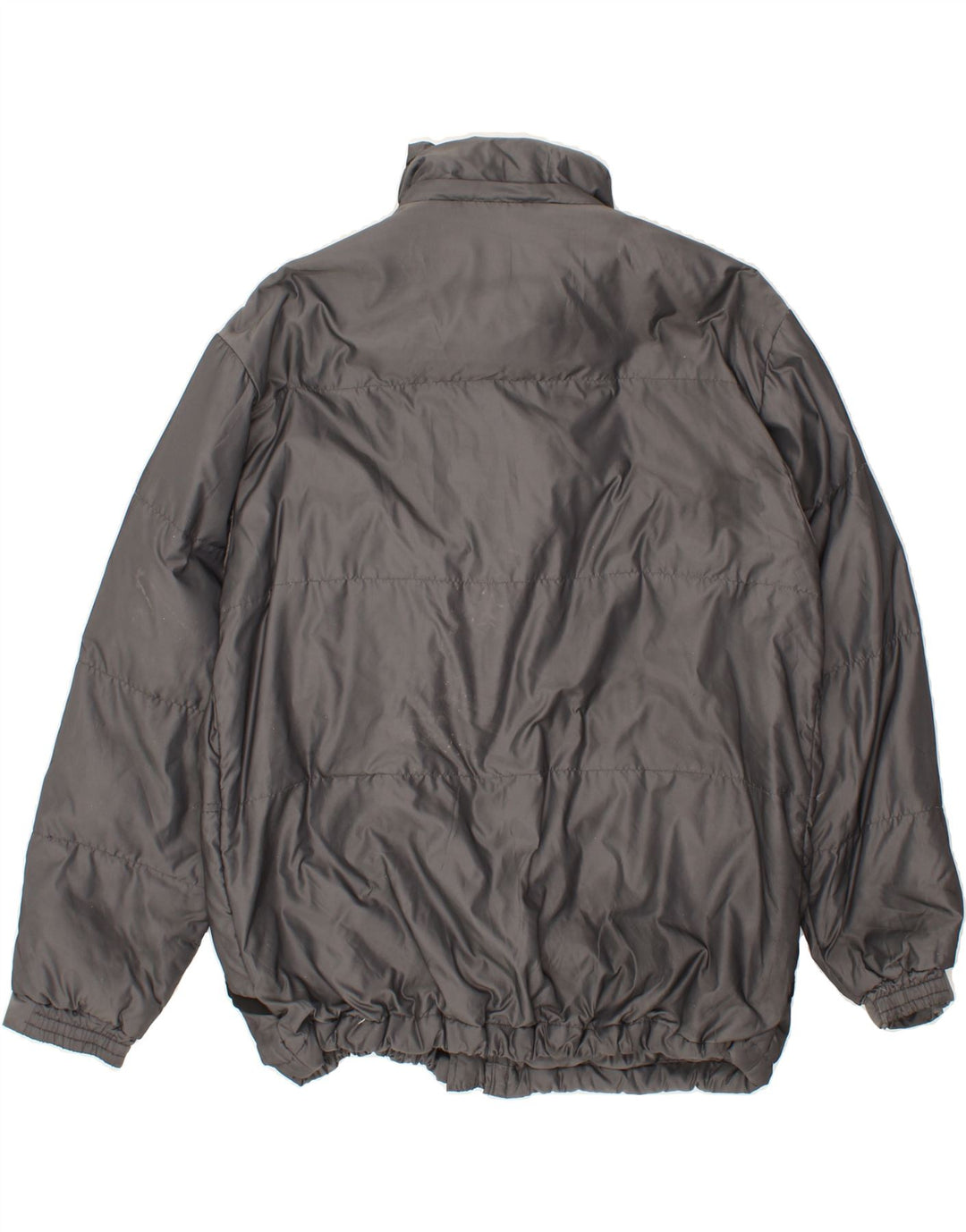 MURPHY & NYE Mens Padded Jacket UK 38 Medium Grey Polyamide Vintage Murphy & Nye and Second-Hand Murphy & Nye from Messina Hembry 