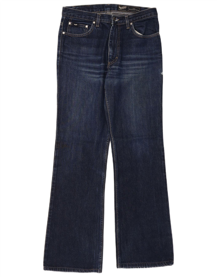 GAS Womens Bootcut Jeans W32 L31 Navy Blue