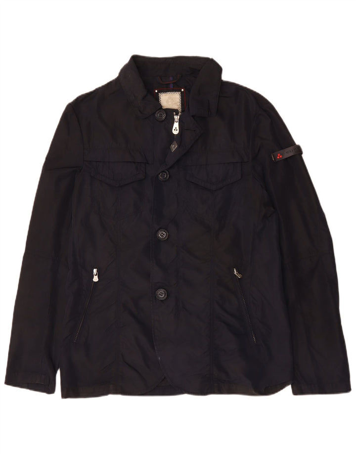 PEUTEREY Herren Utility Jacke UK 36 Small Marineblau Polyamid