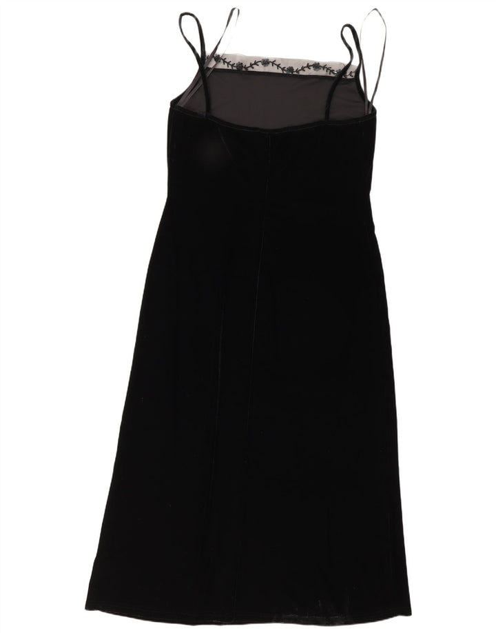 Opera By Richards Womens Sleeveless Maxi Dress UK 16 Large Black Polyester