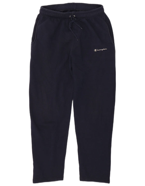 Champion Mens Tracksuit Trousers Medium Navy Blue Cotton