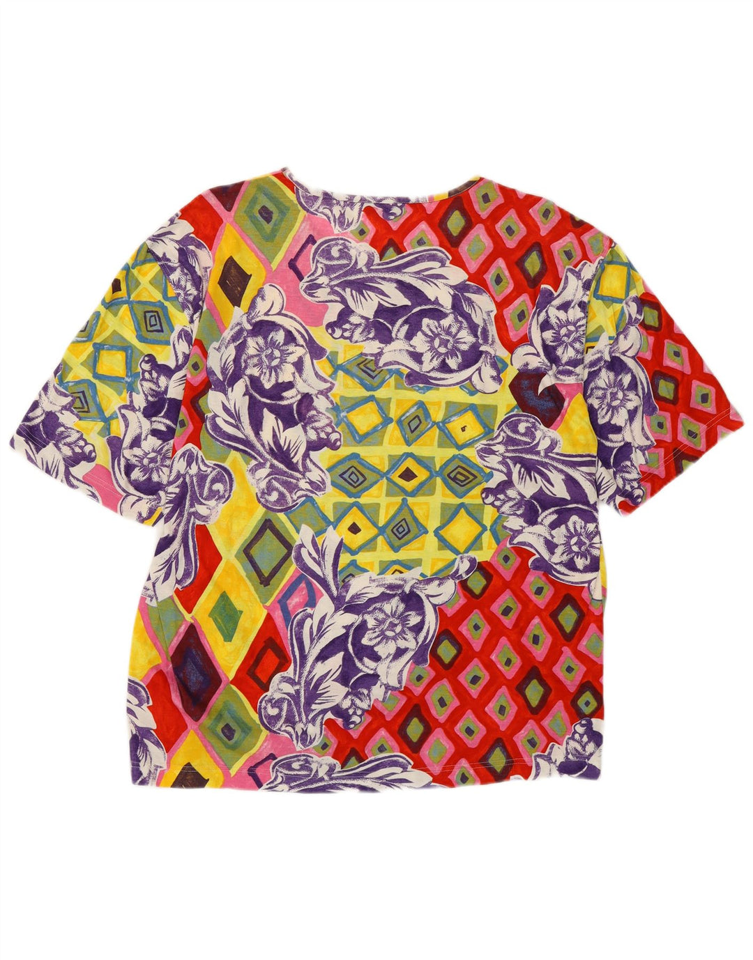 PERSONA Womens T-Shirt Top Size 21 Medium Multicoloured Floral