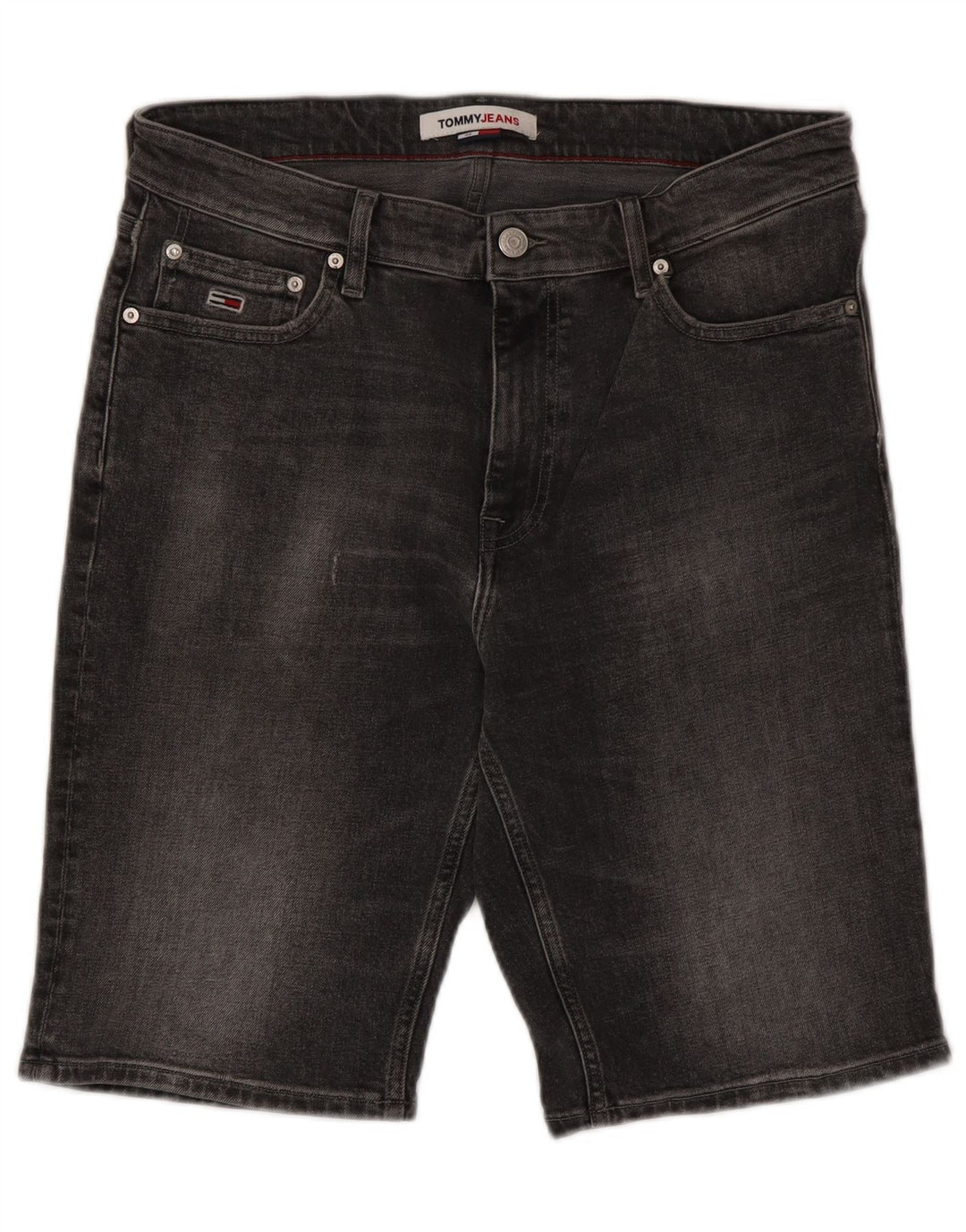 Tommy Hilfiger Mens Denim Shorts W32 Medium Grey Cotton