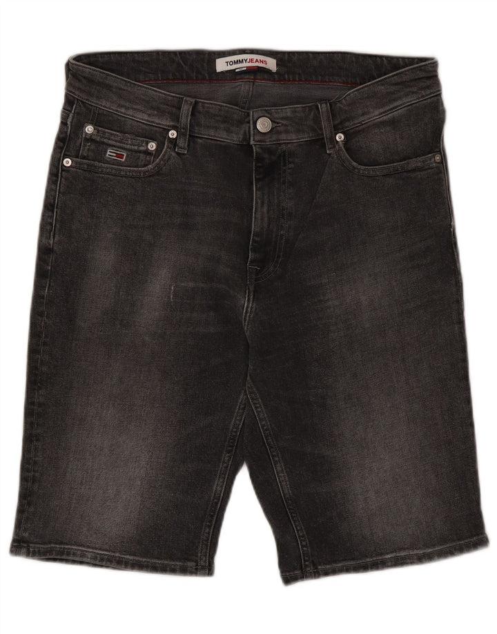 Tommy Hilfiger Mens Denim Shorts W32 Medium Grey Cotton
