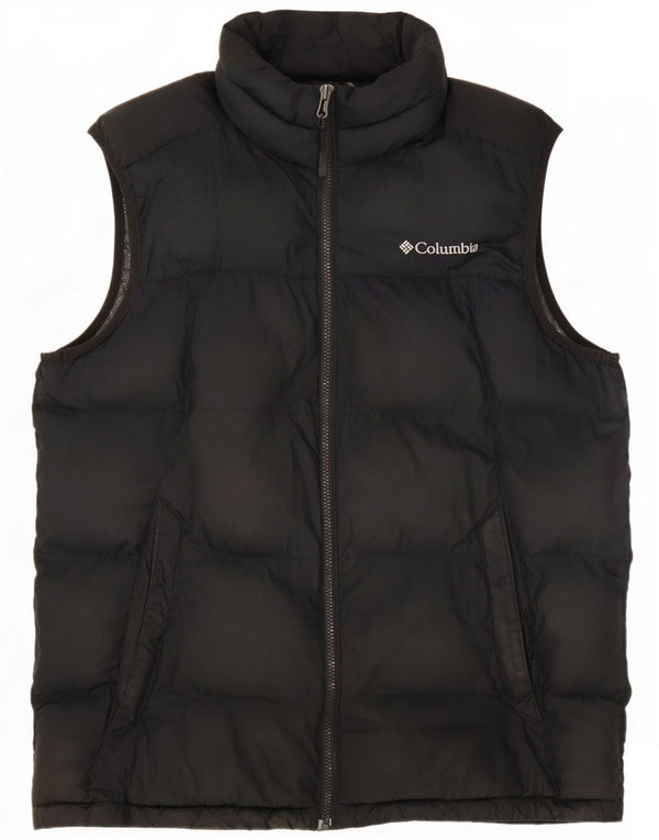 Columbia Chaleco acolchado Omni-Heat para hombre UK 38 Mediano Negro Poliéster