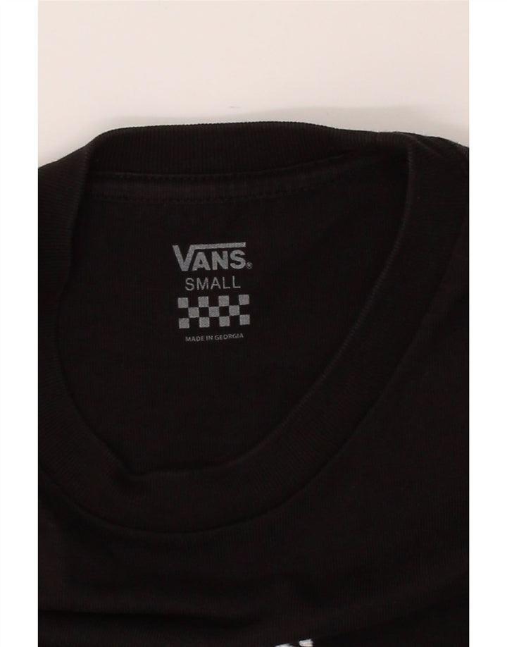 VANS Mens T-Shirt Top Small Black Cotton Vintage Vans and Second-Hand Vans from Messina Hembry 
