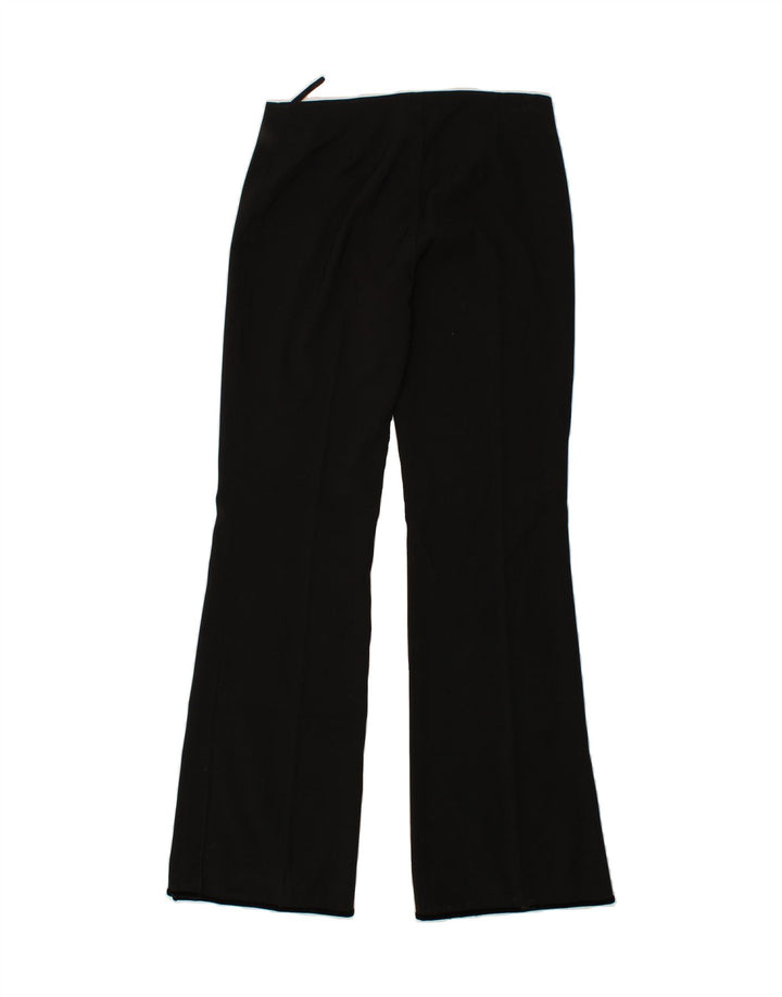 VINTAGE Womens Flare Suit Trousers EU 40 Medium W34 L33 Black Polyester Vintage Vintage and Second-Hand Vintage from Messina Hembry 