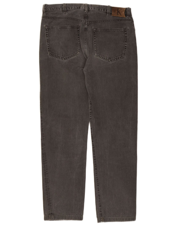 Calvin Klein Straight Jeans til mænd W34 L30 Grå