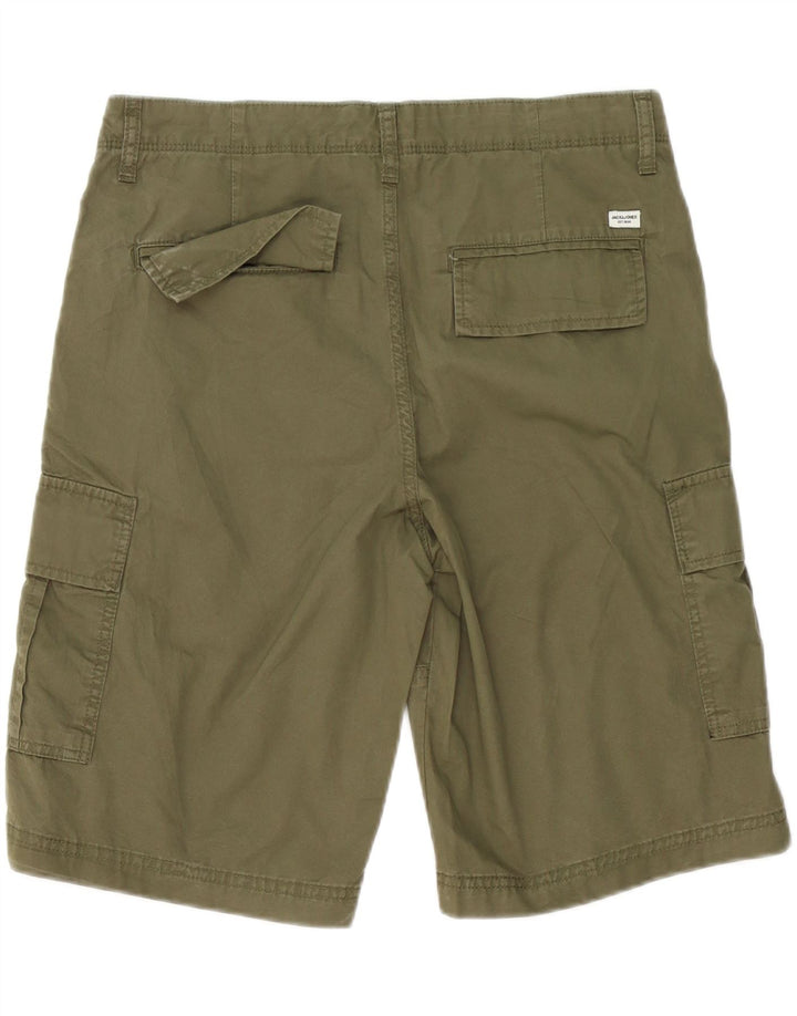 Jack & Jones Herre Cargo Shorts Medium W32 Khaki Bomuld