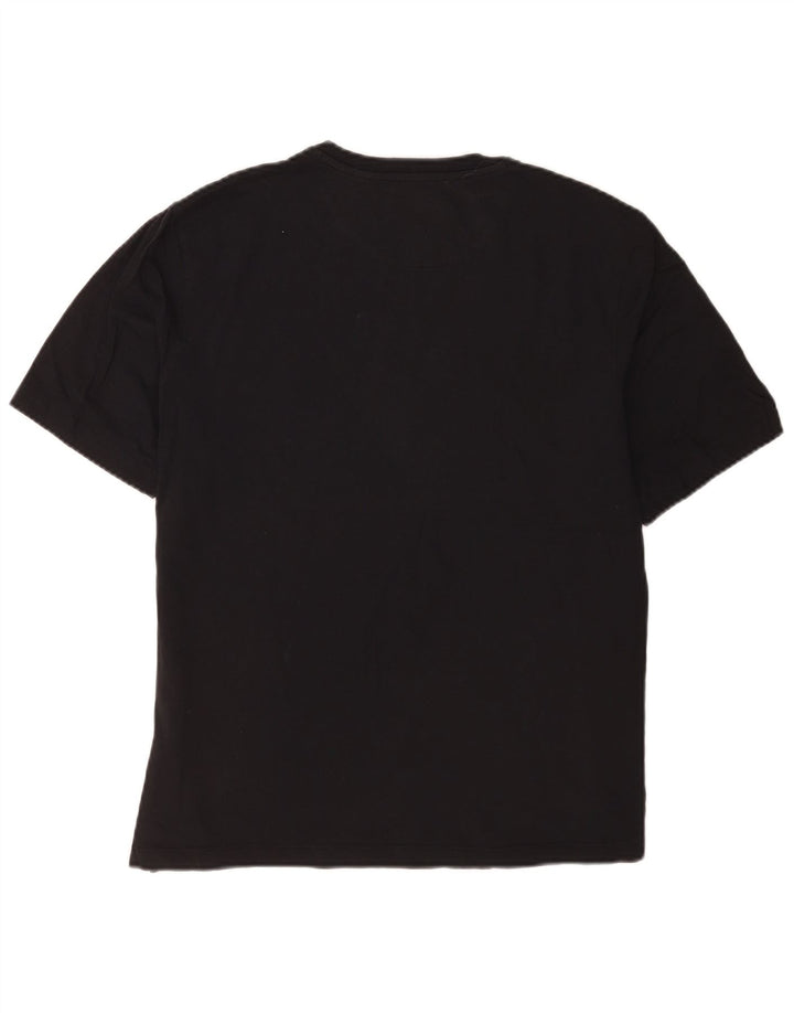 Ted Baker Mens Regular T-Shirt Top Medium Black Cotton