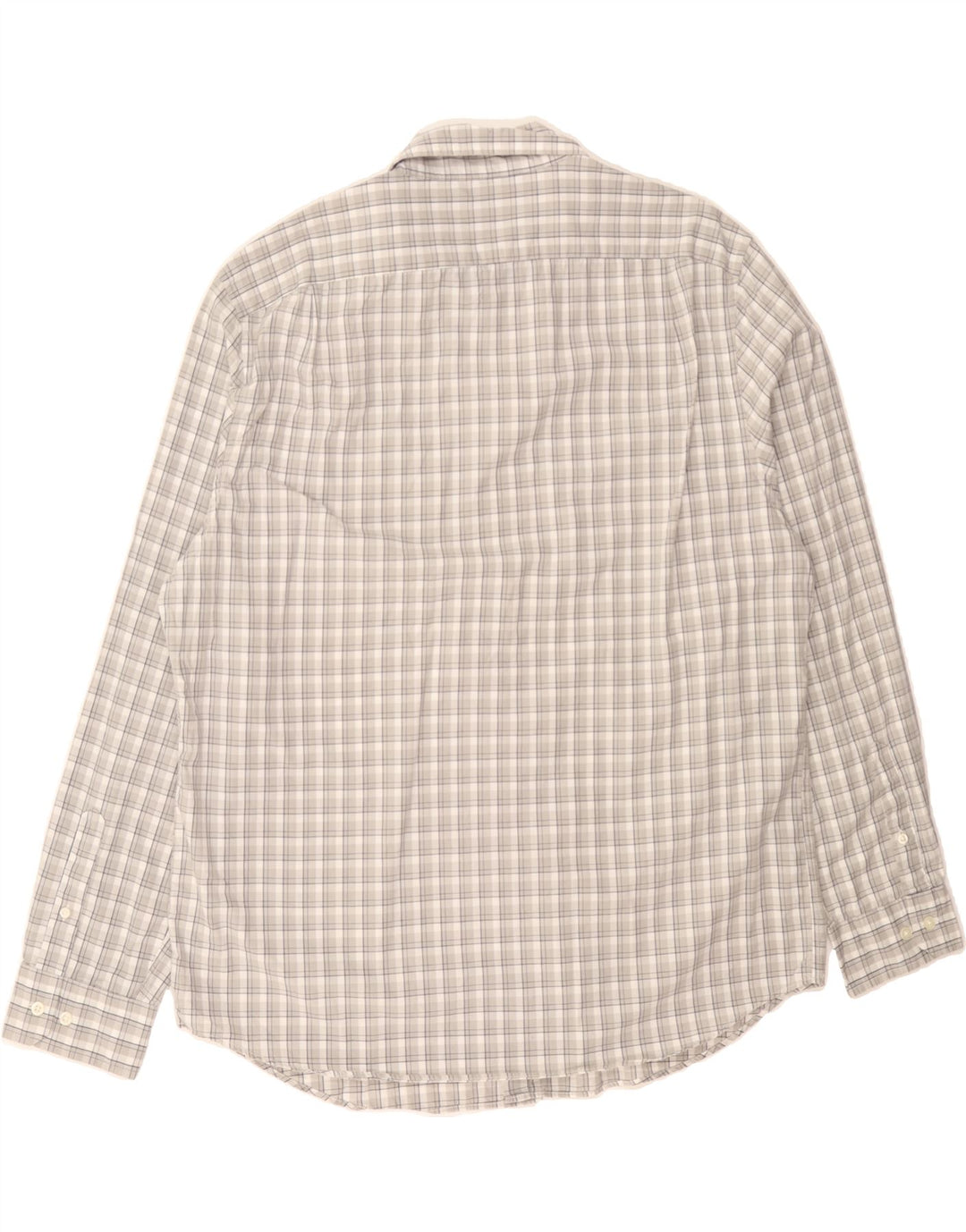 NAUTICA Mens Shirt 2XL Grey Check Cotton Vintage Nautica and Second-Hand Nautica from Messina Hembry 