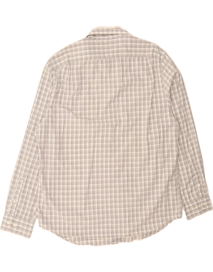 NAUTICA Mens Shirt 2XL Grey Check Cotton Vintage Nautica and Second-Hand Nautica from Messina Hembry 