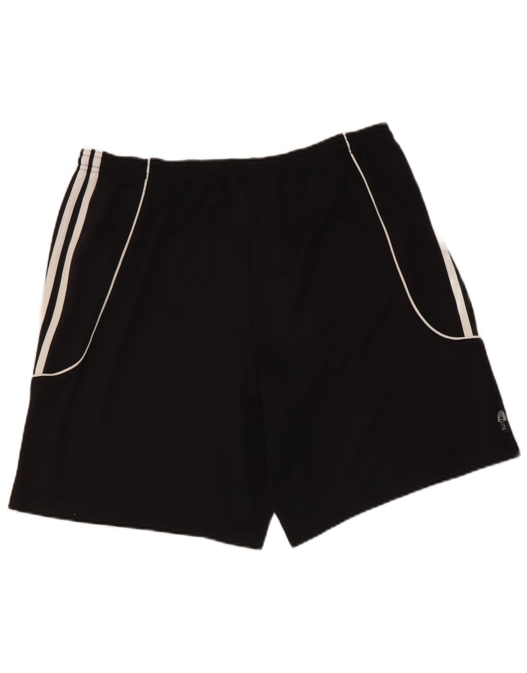 Adidas Short de sport Climalite pour homme, grand, noir, polyester