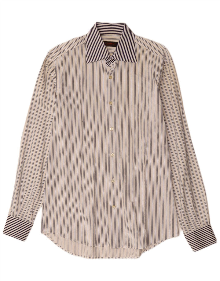 Camicia da uomo Etro taglia 39 a righe bianche medie