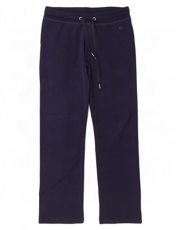Champion Womens Heritage Classics Træningsdragt Bukser UK 14 Medium Navy Blue