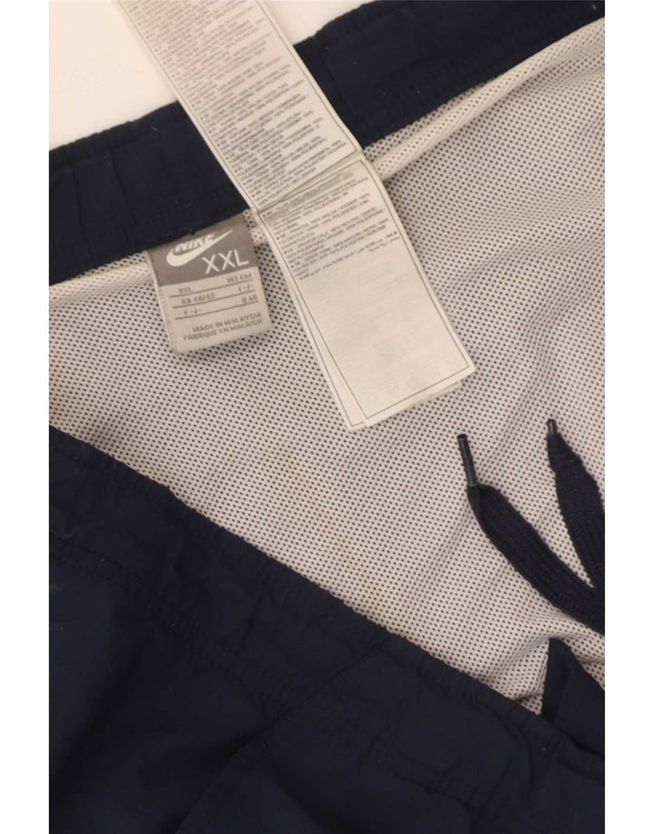 Nike Short de bain pour homme 2XL Bleu marine Polyester