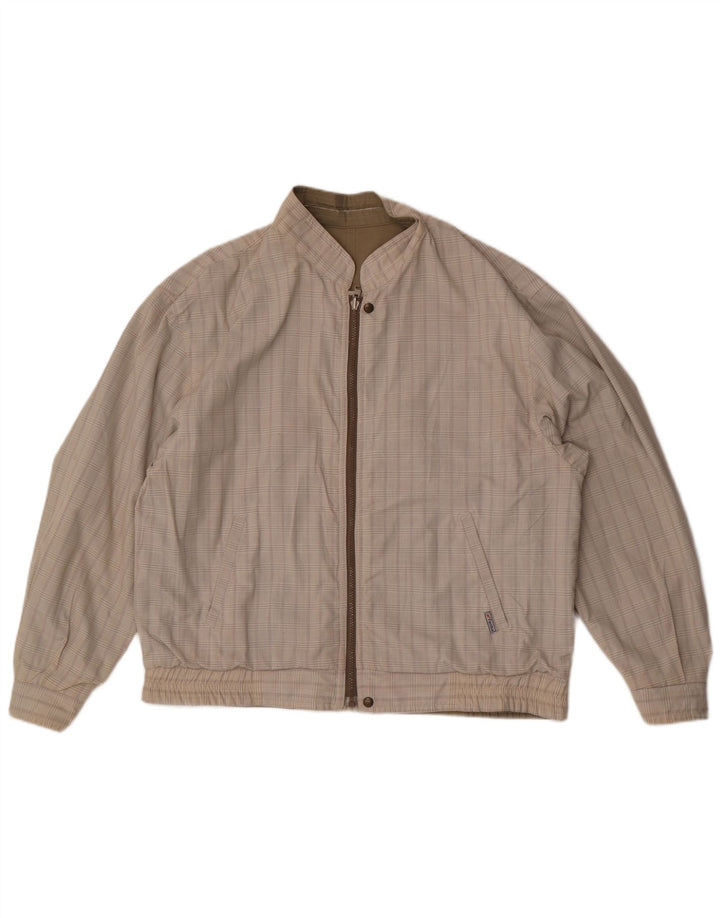 Faciba Herre Vendbar Bomber Jacket IT 54 2X Khaki Polyester