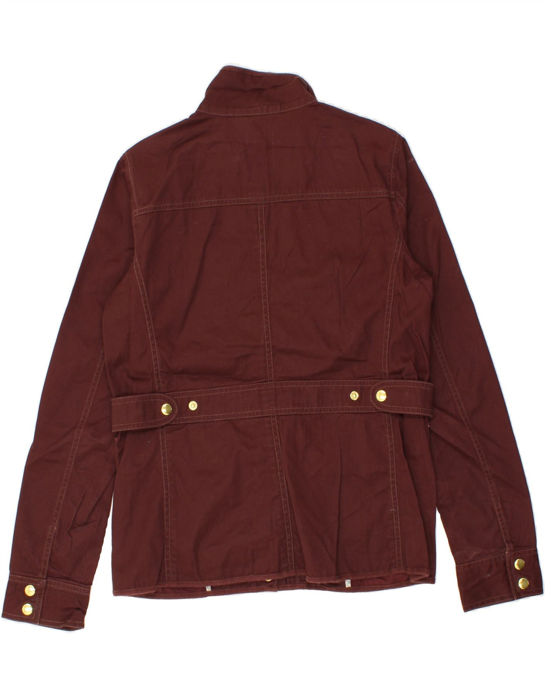 J. CREW Womens Utility Jacket UK 10 Small Maroon Vintage J. Crew and Second-Hand J. Crew from Messina Hembry 