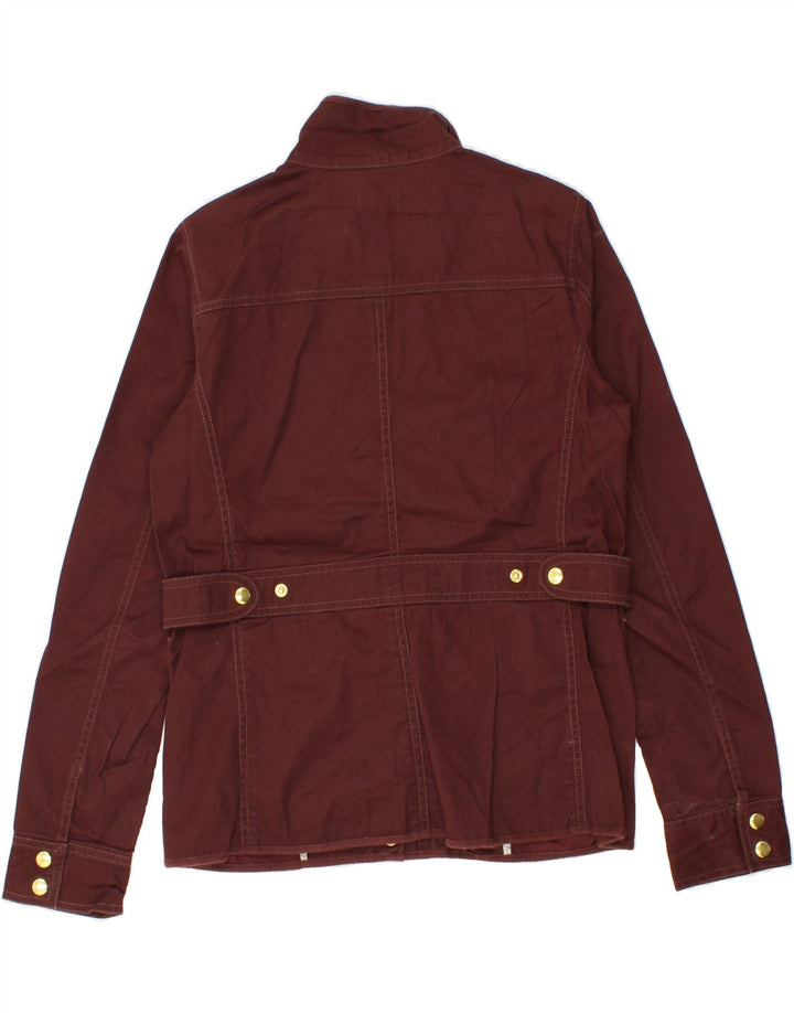 J. CREW Womens Utility Jacket UK 10 Small Maroon Vintage J. Crew and Second-Hand J. Crew from Messina Hembry 