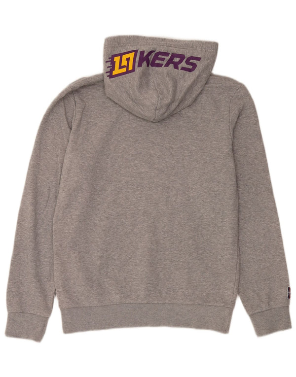 Champion Mens Los Angeles Lakers Graphic Hoodie Jumper Medium Grey Flecked