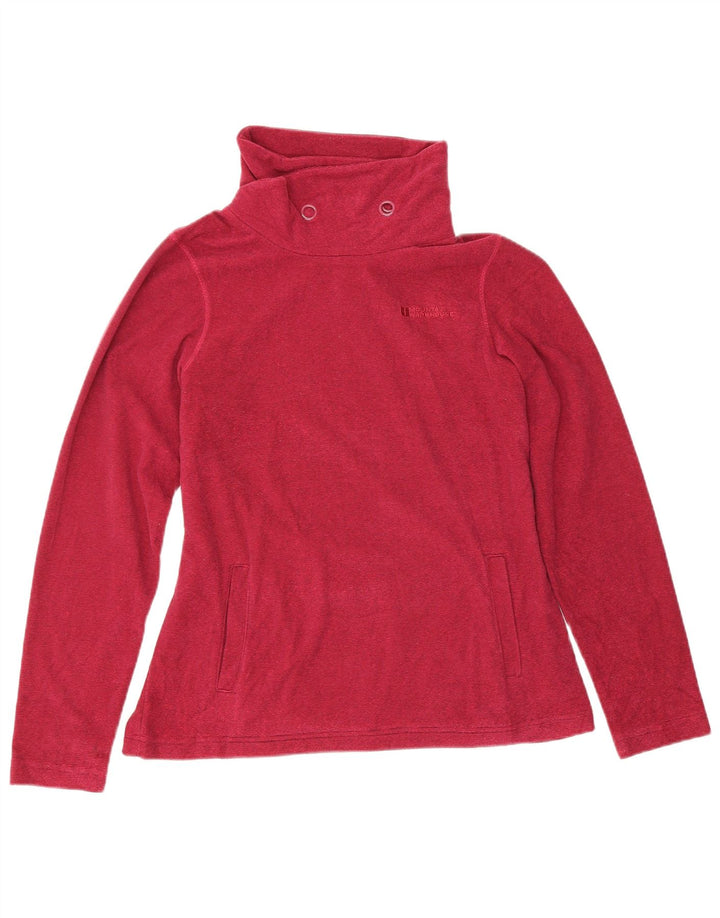 Mountain Warehouse Womens Fleece Jumper UK 12 Medium Red Polyester