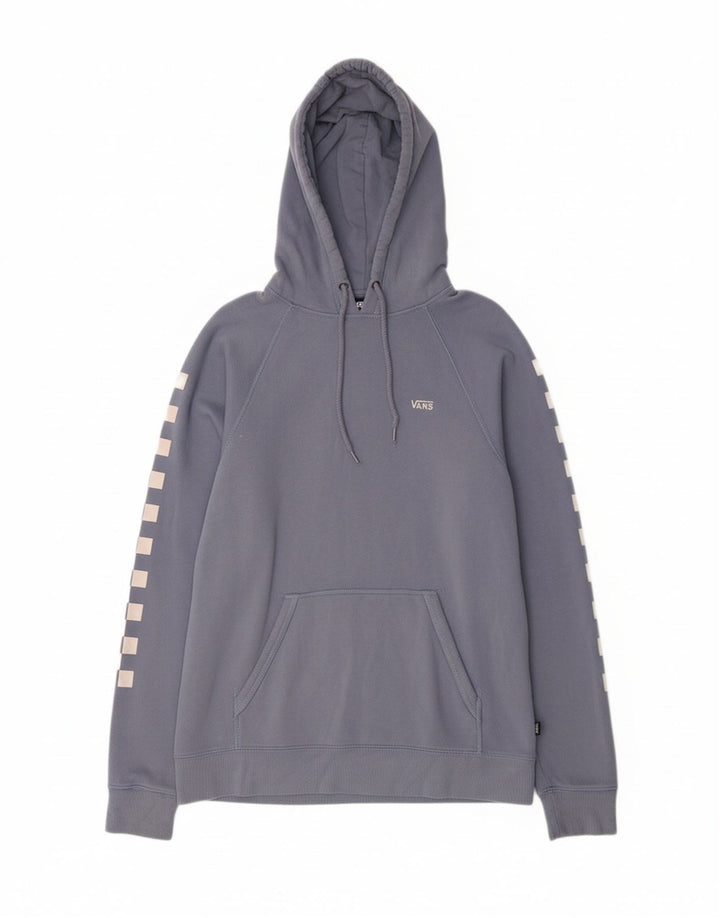 VANS Mens Versa Graphic Hoodie Jumper Small Blue Geometric