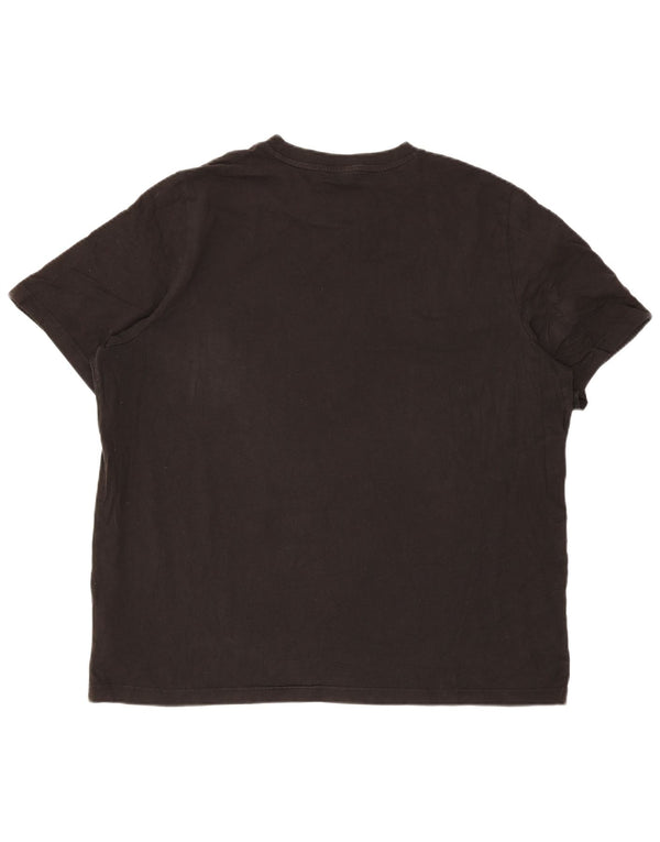 Puma Herren Grafik T-Shirt Top 2XL Schwarz Baumwolle