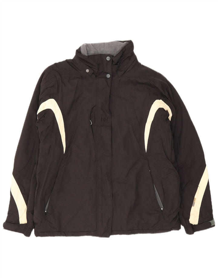 Chaqueta cortavientos Helly Hansen para mujer UK 38 Medium Black Colourblock Nylon
