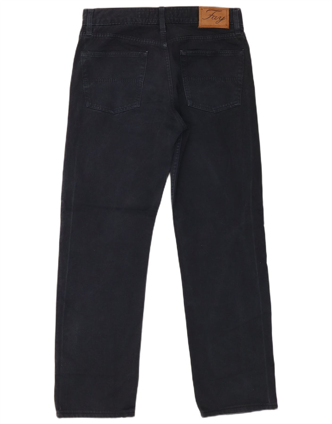 Jeans dritti da uomo Fay W32 L29 cotone blu navy