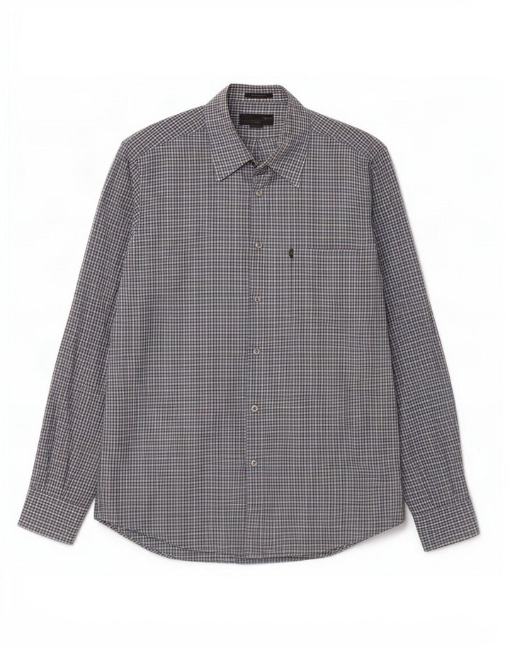 Marlboro Classics Herre Regular Fit skjorte 2XL Blå Gingham