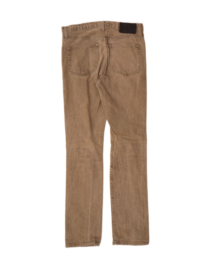 EDDIE BAUER Herren Slim Jeans W30 L32 Beige Baumwolle