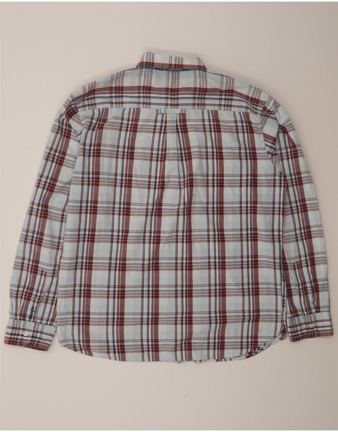 Ανδρικό πουκάμισο Wrangler XL Blue Check Cotton