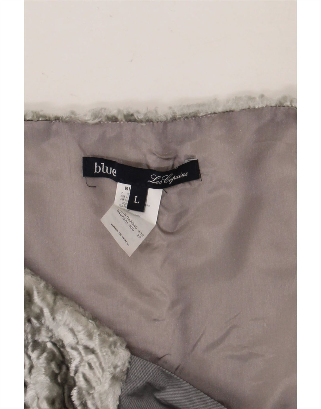 Giacca bolero da donna Les Copains UK 14 grande acetato grigio