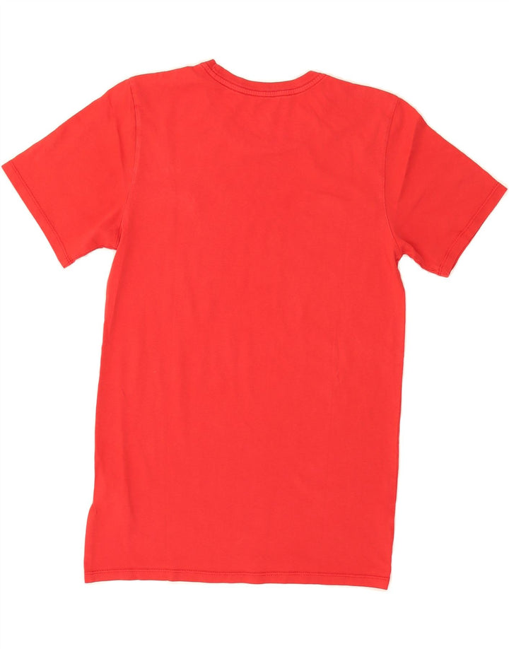 NIKE Mens T-Shirt Top Small Red Cotton Vintage Nike and Second-Hand Nike from Messina Hembry 