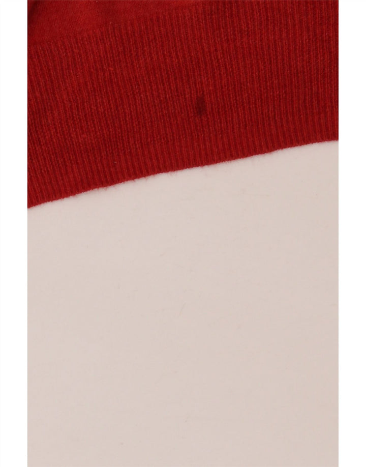 Maglione maglione girocollo da uomo Superdry grande cotone rosso