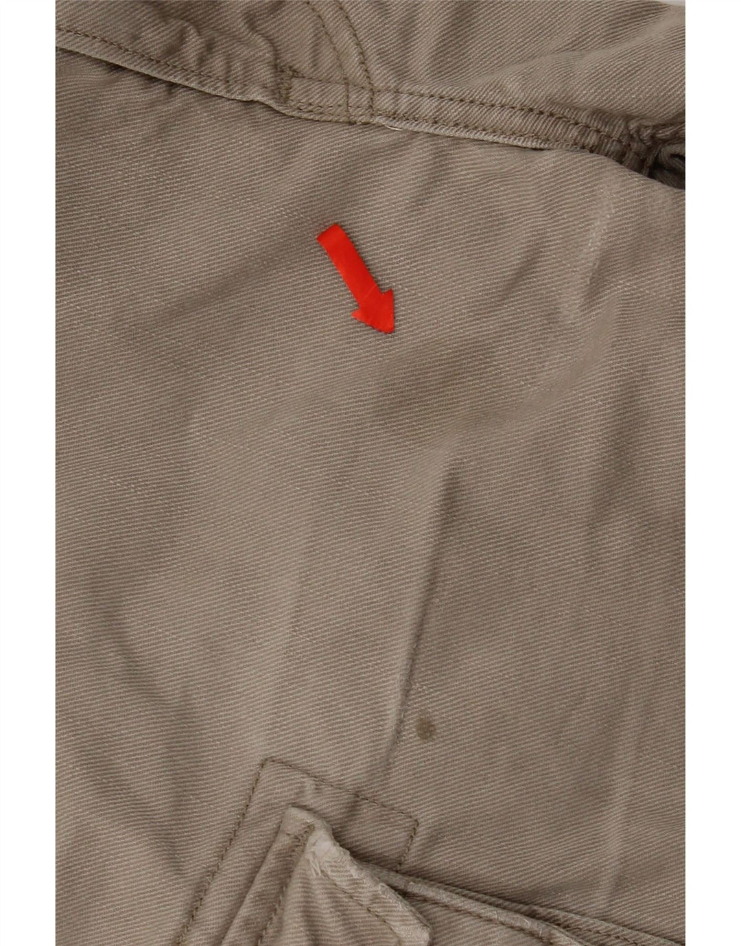 Levi's Mens Cargo Shorts W34 Large Grey Cotton