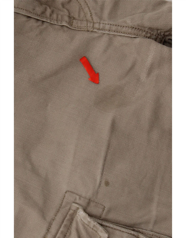 Levi's Mens Cargo Shorts W34 Large Grey Cotton