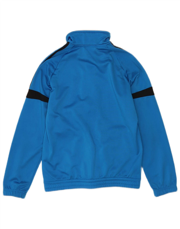 Giacca da tuta da ragazzo Adidas 11-12 anni in poliestere color block blu