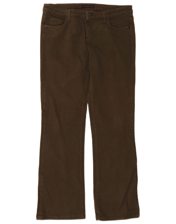 Vaqueros Bootcut Mujer Trussardi W31 L31 Algodón Caqui